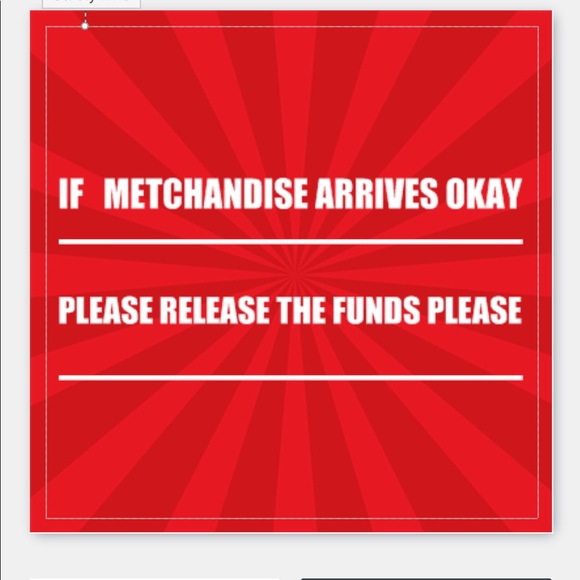IFYOU LIKE IT PLEASE PAY DON’T HOLD UP  MY FUNDS - Picture 1 of 2